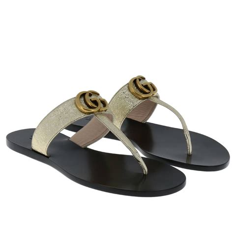 Gucci women flat sandals